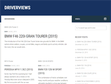 Tablet Screenshot of driverviews.com